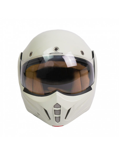Casco modular 180 Tech blanco hueso de By City