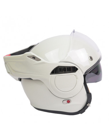Casco modular 180 Tech blanco hueso de By City