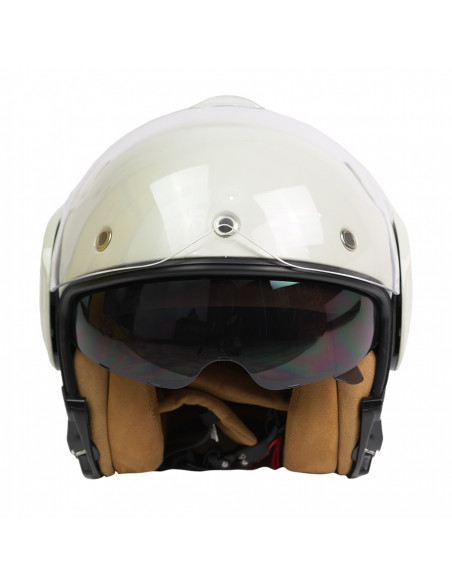Casco modular 180 Tech blanco hueso de By City