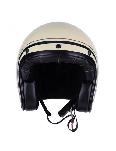 Casco Jet Two Strokes color Beige de By City