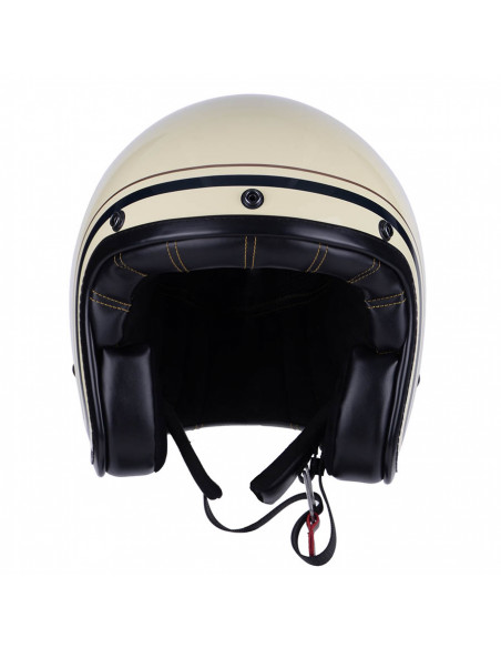 Casco Jet Two Strokes color Beige de By City