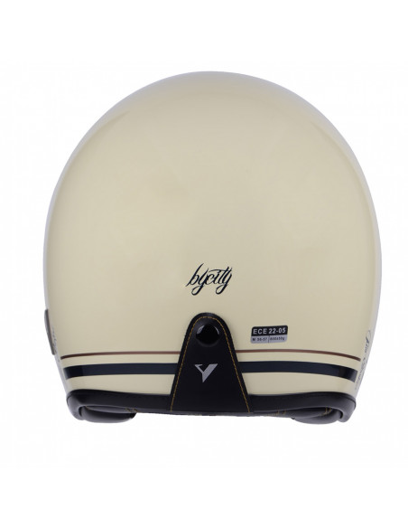 Casco Jet Two Strokes color Beige de By City