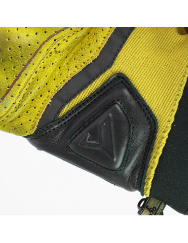 Guantes de piel Tokio para hombre amarillos de...