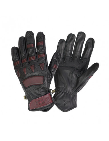 GUANTES BY CITY PILOT II MAN NEGRO Y ROJO