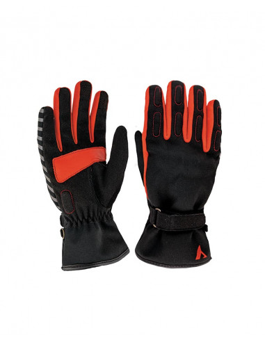 Guantes Portland II de By City en Rojo y Negro para hombre