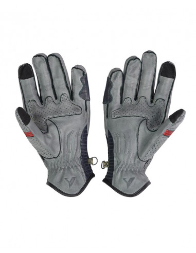 Guantes de Moto Amsterdam Gris de By City