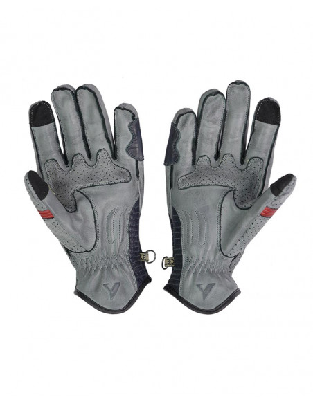 Guantes de Moto Amsterdam Gris de By City