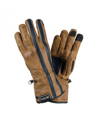 Guantes de piel para invierno Oslo Mostaza de By City