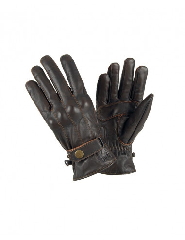 Guantes de piel Elegant Man Marrón de By City