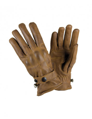 Guantes de piel Elegant Man Mostaza de By City