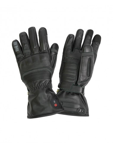Guantes Calefactados To The Hell de By City en piel negra