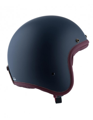 Casco Jet abierto Two Strokes en azul mate