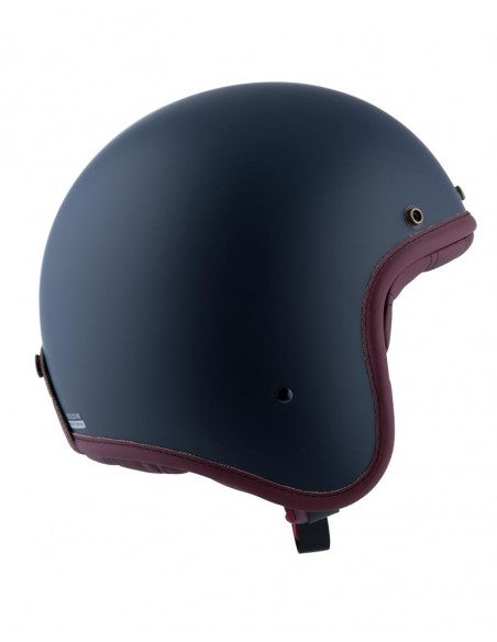 Casco Jet abierto Two Strokes en azul mate