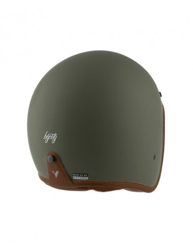 Casco Jet abierto Two Strokes en Verde mate