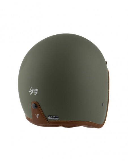 Casco Jet abierto Two Strokes en Verde mate